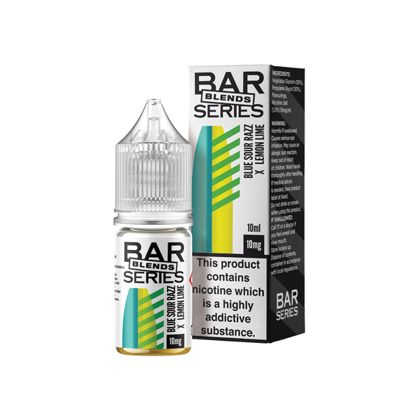 10mg Bar Series Blends 10ml Nic Salts (50VG/50PG)