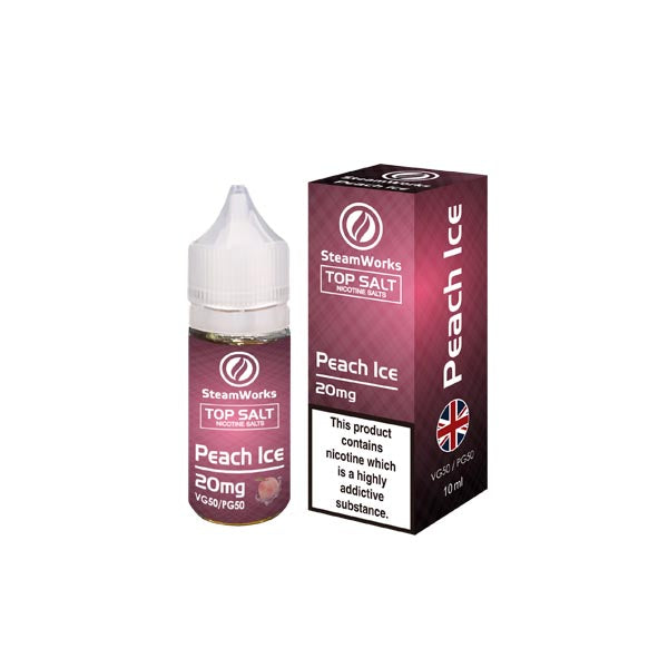 10mg Top Salt Fruit Flavour Nic Salts by A-Steam 10ml (50VG/50PG)