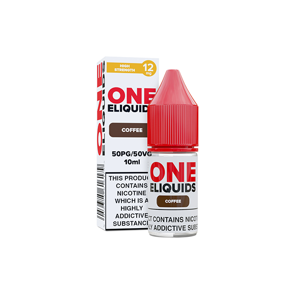 12mg One E-Liquids Flavoured Nicotine E-Liquid 10ml (50VG/50PG)