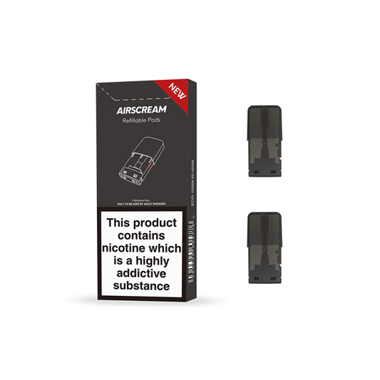 AirsPops By AIRSCREAM Refillable Replacement Pods 2PCS 1.5Ω 1.6ml