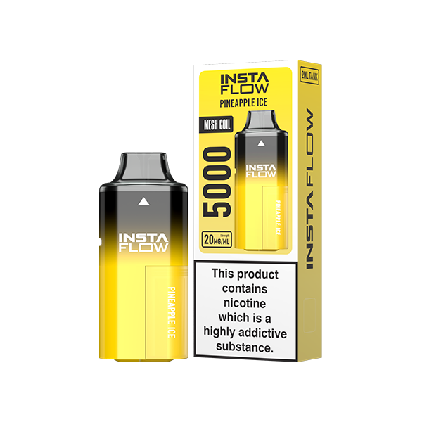 20mg Instaflow 5000 Disposable Rechargeable Vape Kit 5000 Puffs