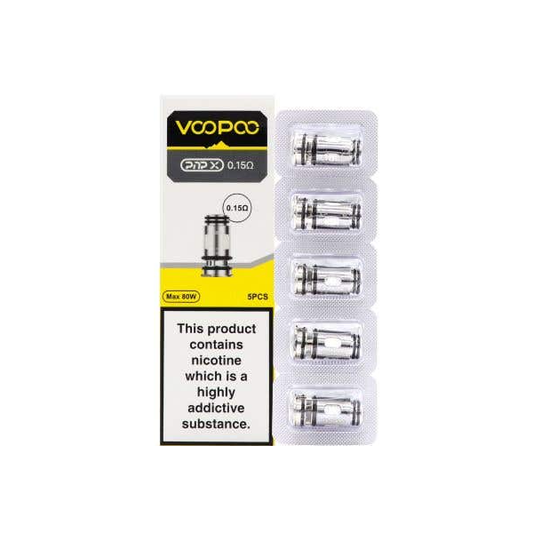 VooPoo PnP X Replacement Coils (0.15Ohm/0.2Ohm/0.3Ohm/0.6Ohm)